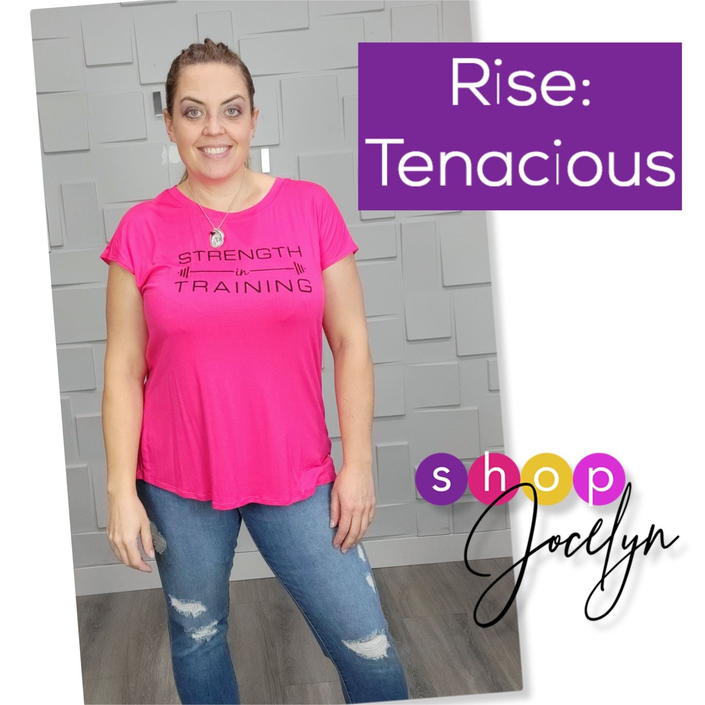 Rise - Tenacious Relaxed Workout T