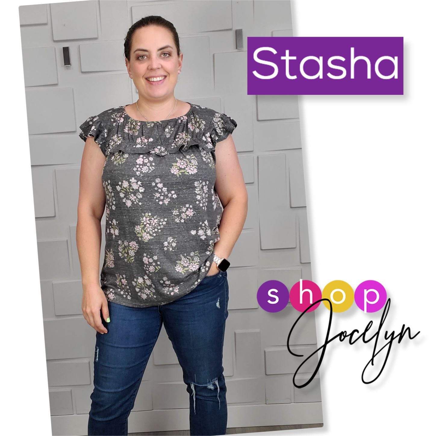 Stasha Ruffle Top