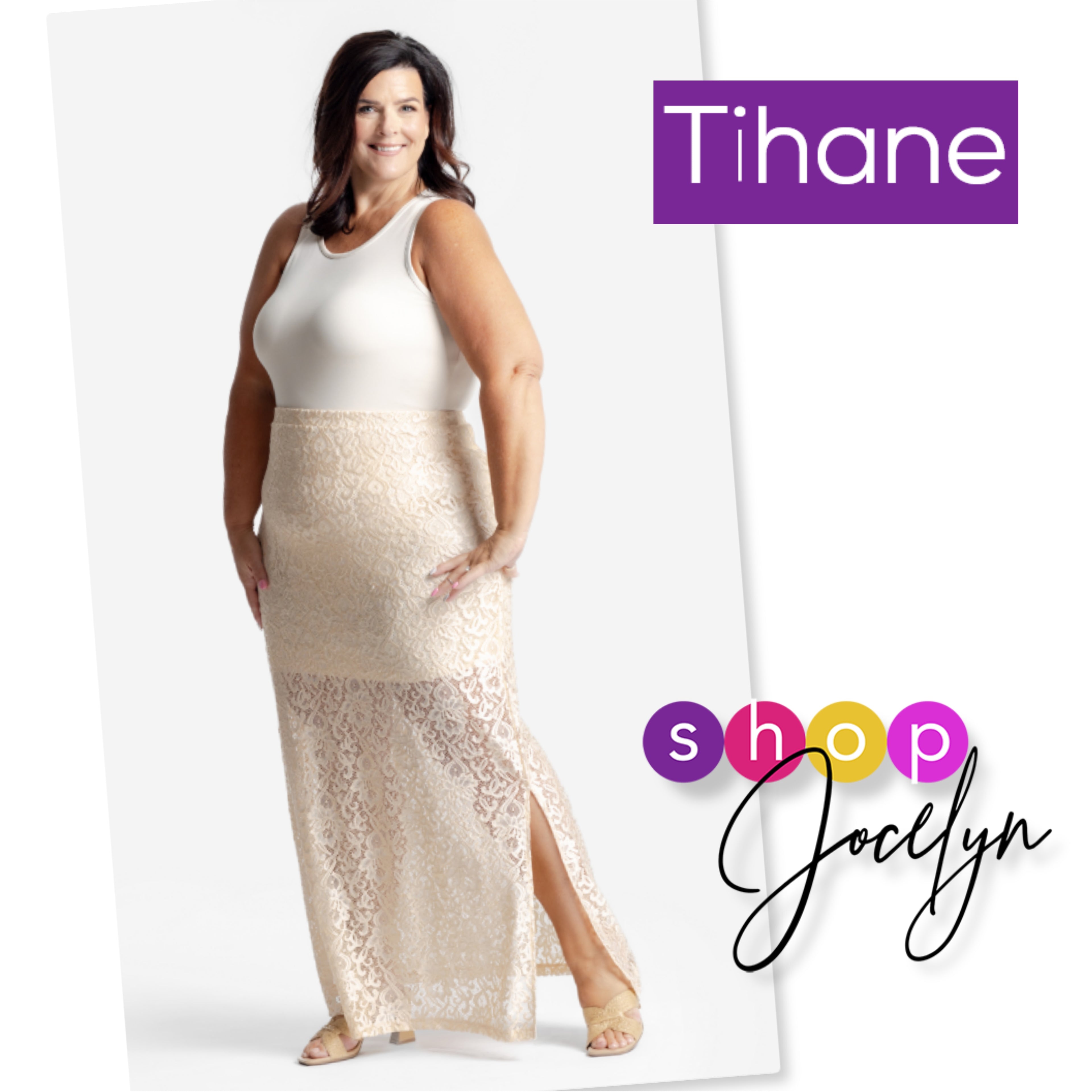 Tihane Lace Maxi Skirt